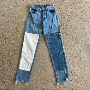 J Galt Brandy Melville Patch Jeans XS